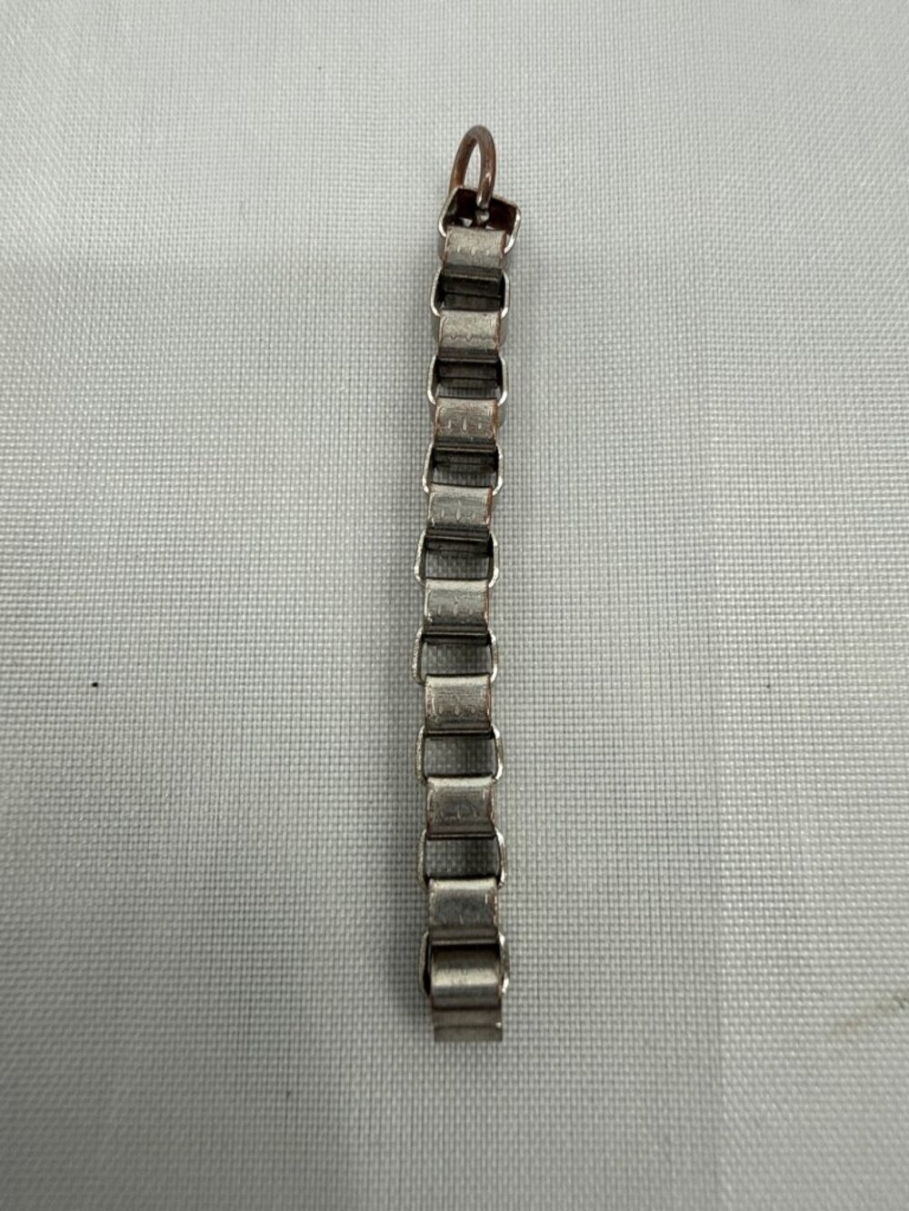 Industrial Silver Ladder Link Pendant Goth Grunge Steampunk Statement Charm
